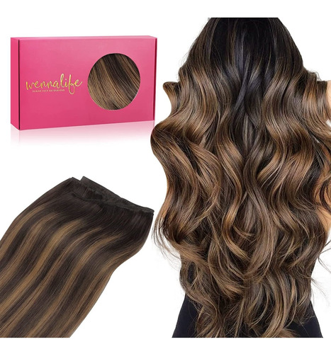 Extensiones De Cabello 100% Naturales 20in 100gr Balayage Ca