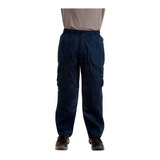 Pantalón Cargo Alaska Poplin Azul Pack 5 Un. / Upteck