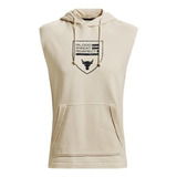 Hoodie Under Armour Project Rock Heavyweight-beige