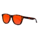 Lentes Anteojos De Sol Polarizado Náutico Deportivo Waterdog Color De La Lente Naranja Color De La Varilla Marrón Color Del Armazón Negro