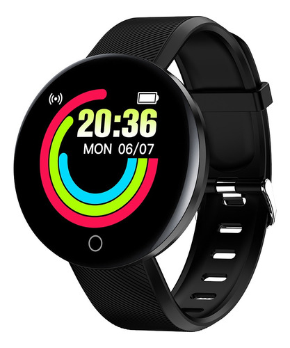 Reloj Inteligente D18 Smartwatch Redondo Android Ios 