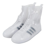 Bota Cubre Zapato Para Motociclista Y Ciclista Blanco Unisex