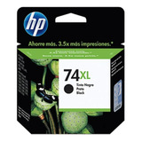 Cartucho De Tinta Hp 74xl Negro Original 730 Páginas 