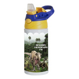 Botella Agua Colegio Jurassic Park  Personalizada Niños