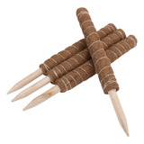 4 Peças De Bastão De Plástico Coconut Totem Moss Stick De 45