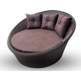 Cama Redonda De Área Externa Varanda Jardim Terraço, Chaise 