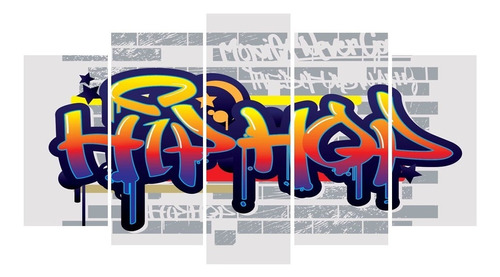 Cuadros Decorativos De Sala Habitacion Graffiti  Hip Hop