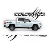 Par De Stickers Lateral Garras Para Chevrolet Colorado