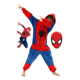 Pijama Invierno Disfraz Enterito Infantil Niños Super Heroes