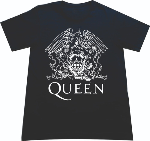 Camisetas Grupo Banda Musical Queen Logo  Adultos Y Niños