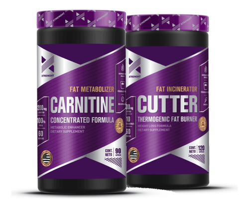 Combo Reducción De Peso Xtrenght - Cutter + L-carnitine