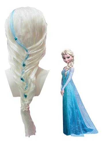 Peluca Elsa Frozen