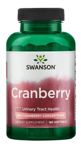 Swanson Cranberry 180 Cap Evita Infecc Urinaria
