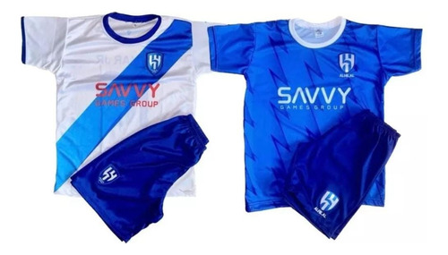 2 Kit Conjunto Infantil Do Al Hilal Neymar Do 06 Ao 14 