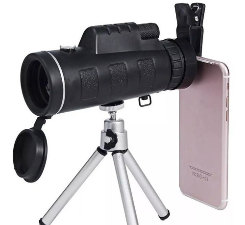 Telescopio Monocular Prismaticos + Tripode + Clip Celular