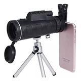 Telescopio Monocular Prismaticos + Tripode + Clip Celular