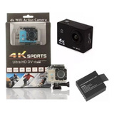 Camara Deportiva Accion 4k Ultra Hd Wifi Hdmi Sumergible 30m