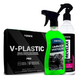 Kit Vitrificação Vonixx V-plastic + Revelax + Apc Multiação