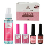 Kit Anylovy Basic 2/ 1 Gel + T.coat + Base Gel P1/ P2 Prep