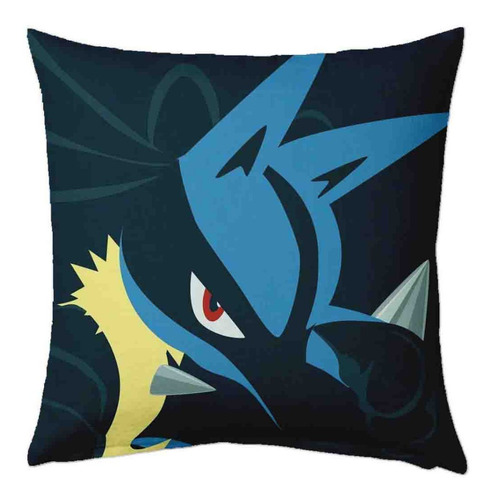 Lucario Cojin 40x40cm Almohada Pokemon Nintendo