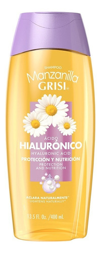  Shampoo Ácido Hialurónico Manzanilla Grisi 400ml