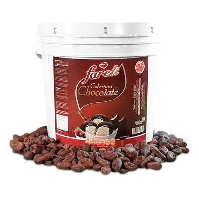4 Kg Cobertura De Chocolate Fareli Excelente Sabor Y Calidad | Meses sin interés