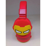 Audífono Diadema Niño Ironman Rojo Bluetooth Avenger 