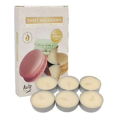 Vela Aromática Com 6 Unidades - Sweet Macaroons