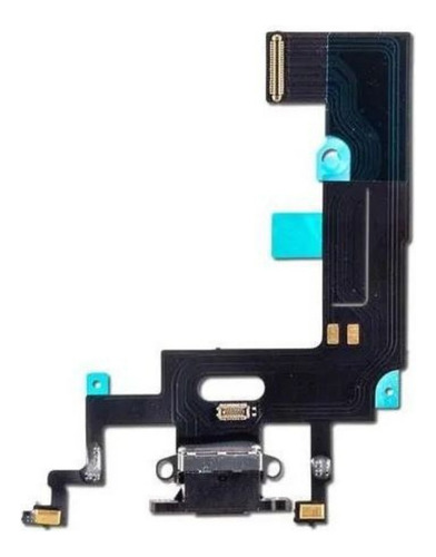 Flex De Carga Dock Microfone Para iPhone XR Preto Frete