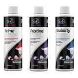 Promoção Kit Seachem Prime, Stability E Pristine 325ml