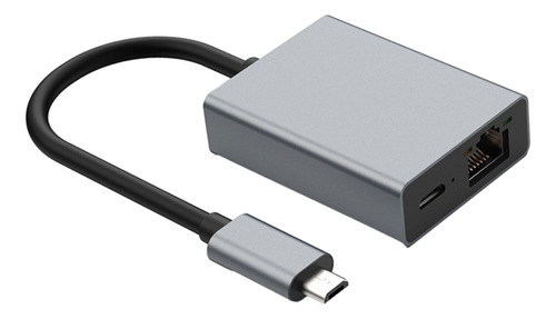 Adaptador Micro Usb A Ethernet Con Puerto De Carga Pd Plug