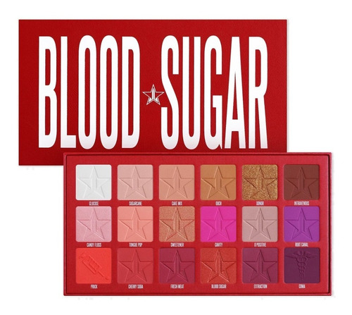 Blood Sugar Palette X Jeffree Star Cosmetics Paleta Sombras