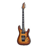 Guitarra Eléctrica Schecter Omen Extreme-6 Archtop De Arce/caoba Vintage Sunburst Con Diapasón De Palo De Rosa