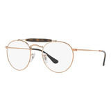 Ray Ban Rb3747v 2943 Round Double Bridge Cobre