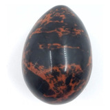 Yoni Egg Obsidiana Mogno