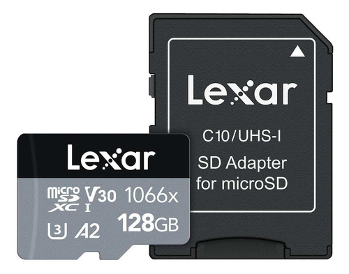 Tarjeta Lexar 128gb Micro Sdxc/1066x C-10 Uhs