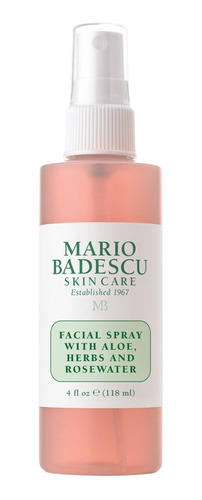  Mario Badescu Spray Facial Aloe, Hierbas, Agua Rosas, 118ml