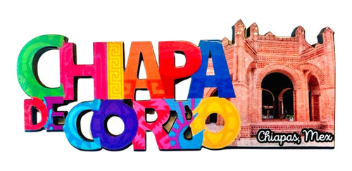 Chiapa De Corzo Chiapas Iman Refrigerador Souvenir Recuerdos