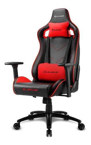 Silla Gamer Profesional Sharkoon Elbrus 2, Hasta 150kg