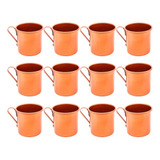 15 Canecas Moscow Mule Aluminio 350ml Aluminio Drink Free