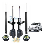 Kit X4 Amortiguadores Volkswagen Fox Suran + Accesorios