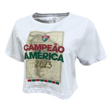 T-shirt Fluminense Campeão Da América Cropped