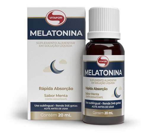 Melatonina - 20ml - Vitafor Sabor Menta