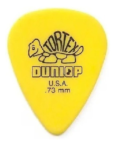 36 Puas Dunlop Tortex Std 0.73 Amarillo 418b.73 + Color Amarillo Tamaño .73