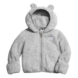 Polerón Bear Full Zip Gris