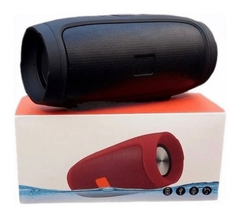 Parlante Mini 3 Charge 3 Portátil Con Bluetooth Negra 110v/220v 