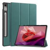 Funda Triple Verde Para Lenovo Tab P12/xiaoxin Pad Pro De 12