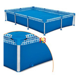 Pileta Piscina De Lona Pelopincho 240 X 155 X 40cm 1500 Ltrs