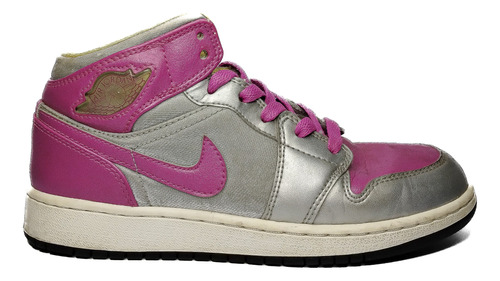 Nike Air Jordan 1 Mujer Metallic Silver