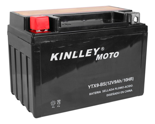 Bateria Ytx9-bs 12v 9ah Sellada Para Moto Ns200 Kinlley
